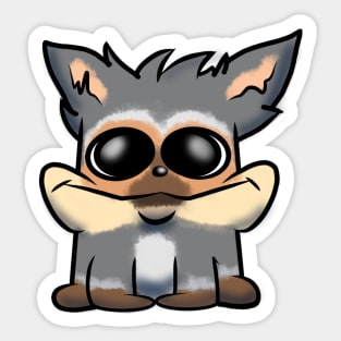 Shadow the little pupper Sticker